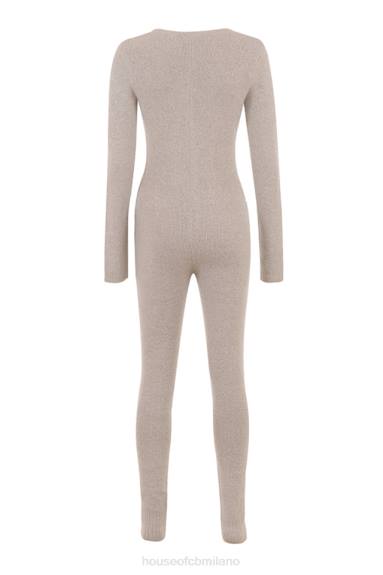 vestiario esso House of CB tuta loungewear tiggy color opale marl X44T1056