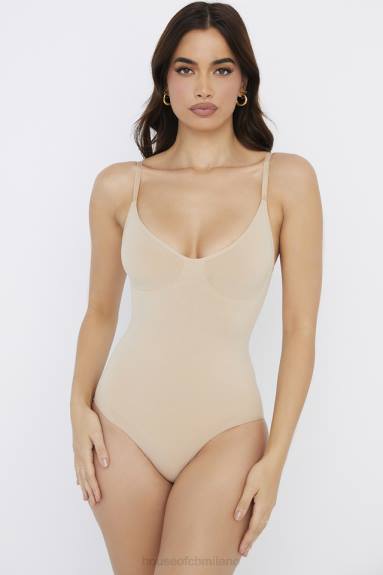 vestiario esso House of CB Body intero slip modellante mandorla X44T1274