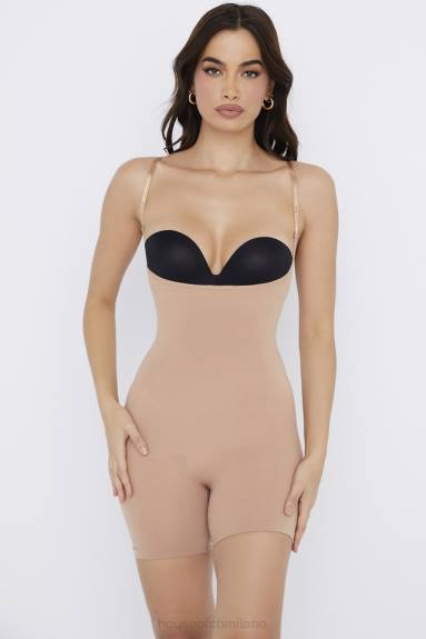 vestiario esso House of CB Body modellante a metà coscia café au lait X44T1277