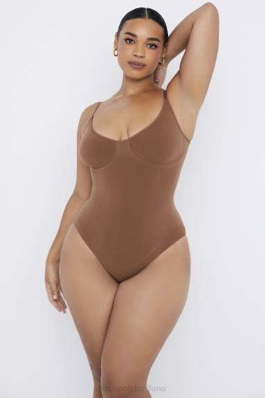 vestiario esso House of CB body modellante completo slip moka X44T1272