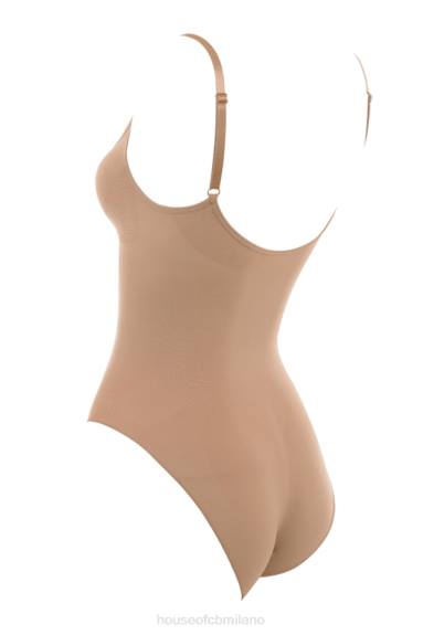 vestiario esso House of CB body scolpito a slip intero café au lait X44T1273
