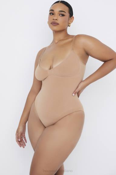 vestiario esso House of CB body scolpito a slip intero café au lait X44T1273
