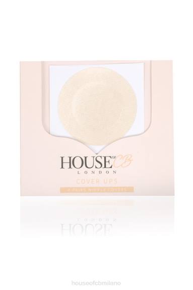 vestiario esso House of CB set di 4 copricapezzoli beige di forma rotonda X44T1322