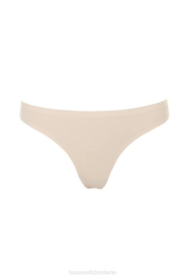 vestiario esso House of CB perizoma micromodal beige senza cuciture X44T1296