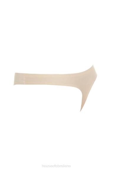 vestiario esso House of CB perizoma micromodal beige senza cuciture X44T1296