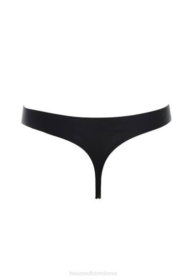 vestiario esso House of CB perizoma micromodal senza cuciture - nero X44T1295