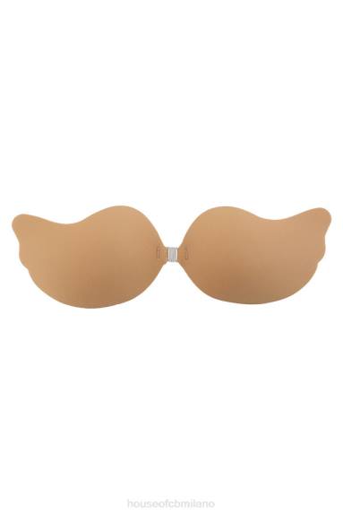 vestiario esso House of CB Reggiseno a V in microfibra preformata con chiusura frontale - caramello X44T1280