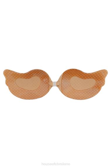 vestiario esso House of CB Reggiseno a V in microfibra preformata con chiusura frontale - caramello X44T1280