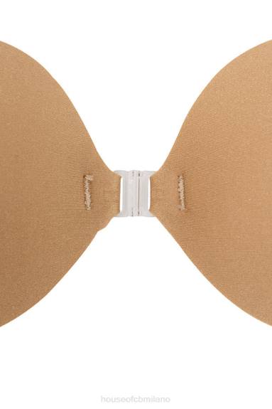 vestiario esso House of CB Reggiseno a V in microfibra preformata con chiusura frontale - caramello X44T1280