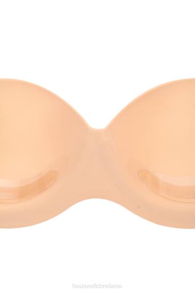 vestiario esso House of CB Reggiseno aderente modellato senza spalline e senza schienale - beige X44T1317
