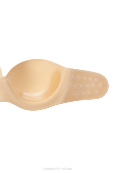 vestiario esso House of CB Reggiseno aderente modellato senza spalline e senza schienale - beige X44T1317