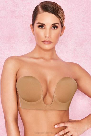 vestiario esso House of CB Reggiseno autoadesivo con scollo a U - caramello X44T1291