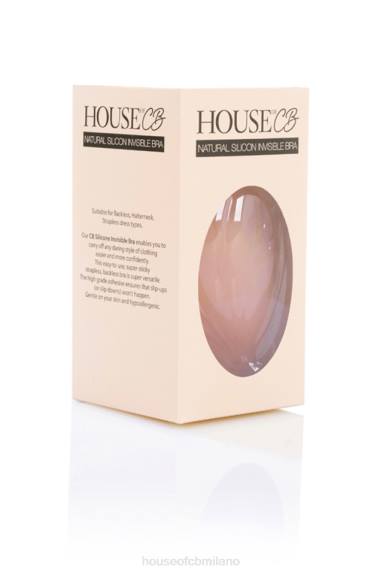 vestiario esso House of CB Reggiseno invisibile con chiusura frontale in silicone - beige X44T1320