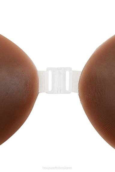vestiario esso House of CB Reggiseno invisibile con chiusura frontale in silicone - noce moscata X44T1284