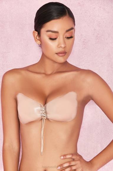 vestiario esso House of CB Reggiseno invisibile push up in silicone - beige X44T1305