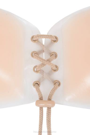 vestiario esso House of CB Reggiseno invisibile push up in silicone - beige X44T1305