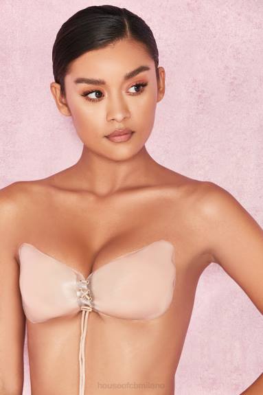 vestiario esso House of CB Reggiseno invisibile push up in silicone - beige X44T1305