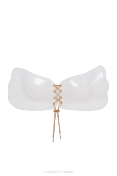 vestiario esso House of CB Reggiseno invisibile push up in silicone - trasparente X44T1304
