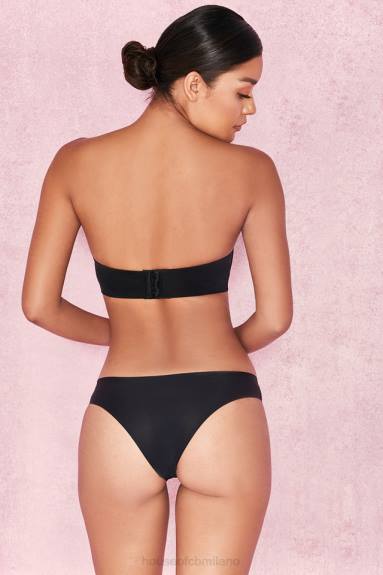 vestiario esso House of CB Reggiseno liscio senza spalline preformato - nero X44T1309