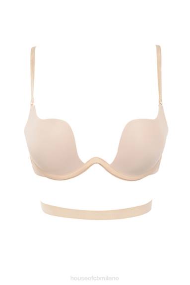 vestiario esso House of CB Reggiseno regolabile in più posizioni u bra - beige X44T1313