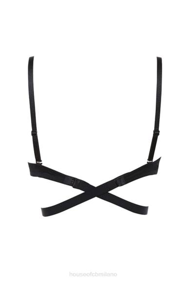 vestiario esso House of CB Reggiseno regolabile in più posizioni u bra - nero X44T1314