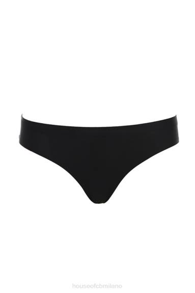 vestiario esso House of CB slip senza cuciture in micromodal - nero X44T1294