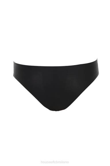 vestiario esso House of CB slip senza cuciture in micromodal - nero X44T1294
