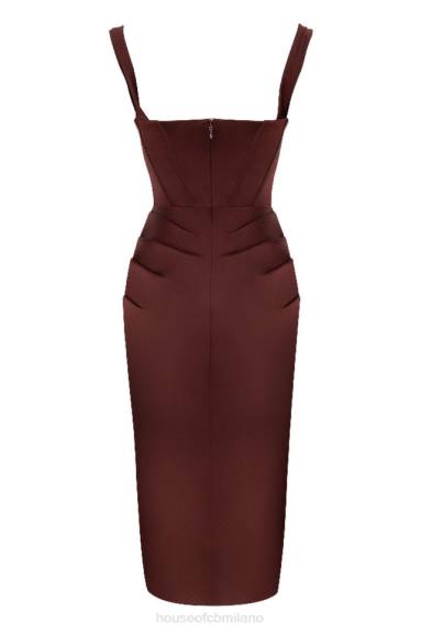 vestiario esso House of CB Abito corsetto con spalle scoperte Rhoda Raisin X44T594