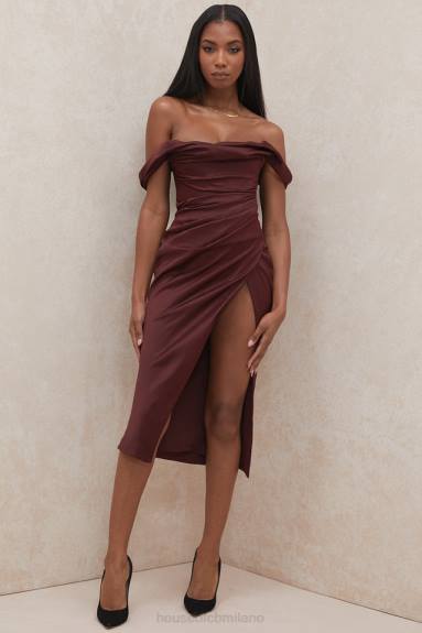 vestiario esso House of CB Abito corsetto con spalle scoperte Rhoda Raisin X44T594