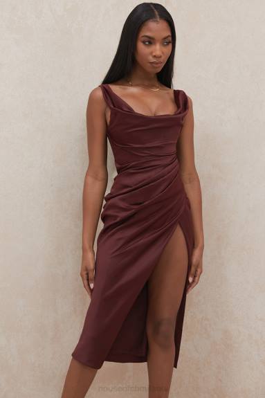 vestiario esso House of CB Abito corsetto con spalle scoperte Rhoda Raisin X44T594