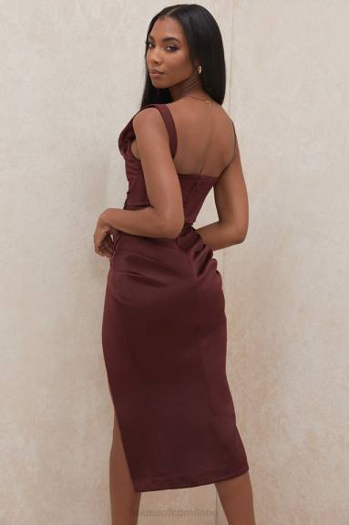 vestiario esso House of CB Abito corsetto con spalle scoperte Rhoda Raisin X44T594