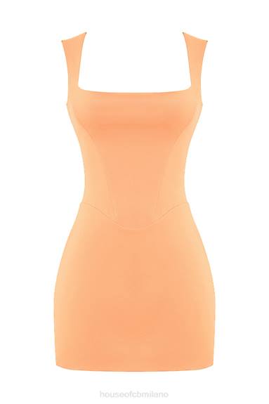 vestiario esso House of CB Mini abito con corsetto enya albicocca X44T214