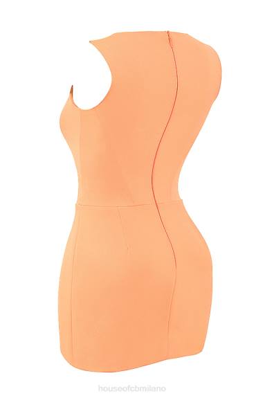 vestiario esso House of CB Mini abito con corsetto enya albicocca X44T214