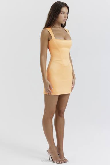 vestiario esso House of CB Mini abito con corsetto enya albicocca X44T214