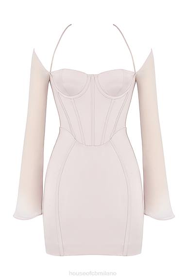 vestiario esso House of CB Miniabito con corsetto in raso di cristallo Isra X44T494