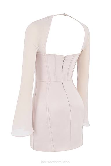 vestiario esso House of CB Miniabito con corsetto in raso di cristallo Isra X44T494