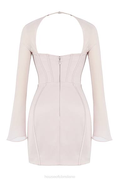 vestiario esso House of CB Miniabito con corsetto in raso di cristallo Isra X44T494