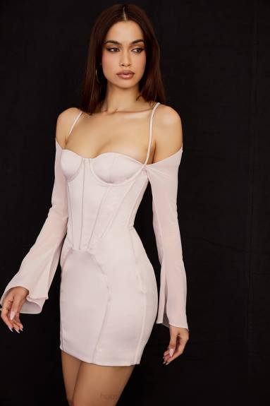 vestiario esso House of CB Miniabito con corsetto in raso di cristallo Isra X44T494