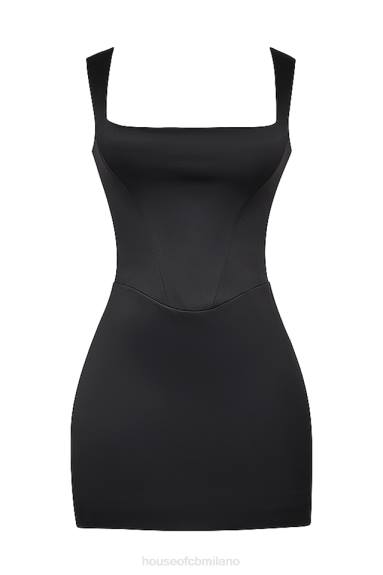 vestiario esso House of CB Miniabito con corsetto nero enya X44T232