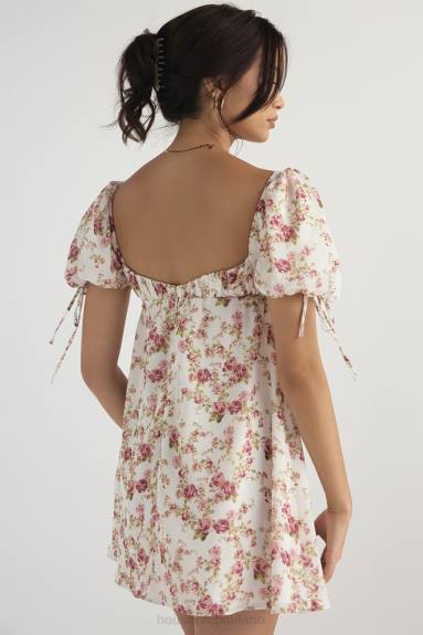 vestiario esso House of CB miniabito con stampa rose principessa X44T435