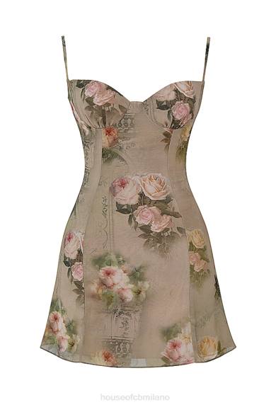 vestiario esso House of CB miniabito floreale vintage christiana X44T282