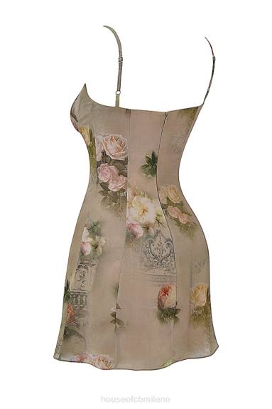 vestiario esso House of CB miniabito floreale vintage christiana X44T282