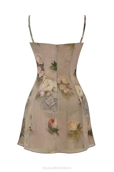 vestiario esso House of CB miniabito floreale vintage christiana X44T282