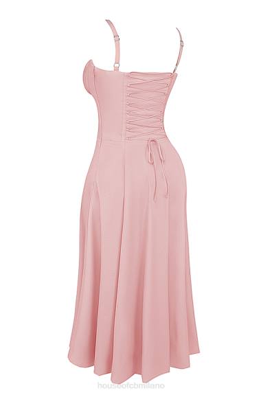 vestiario esso House of CB Carmen baby vestito prendisole bustier rosa X44T196