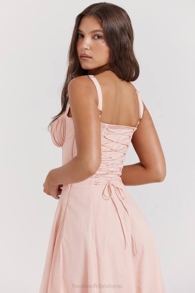 vestiario esso House of CB Carmen baby vestito prendisole bustier rosa X44T196