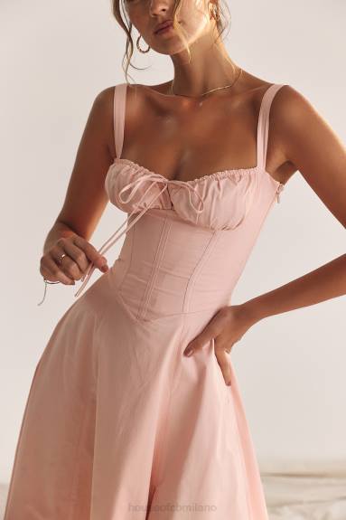 vestiario esso House of CB Carmen baby vestito prendisole bustier rosa X44T196