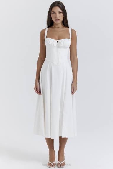 vestiario esso House of CB Carmen vestito estivo bustier bianco X44T201