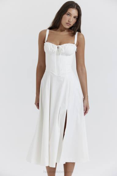 vestiario esso House of CB Carmen vestito estivo bustier bianco X44T201