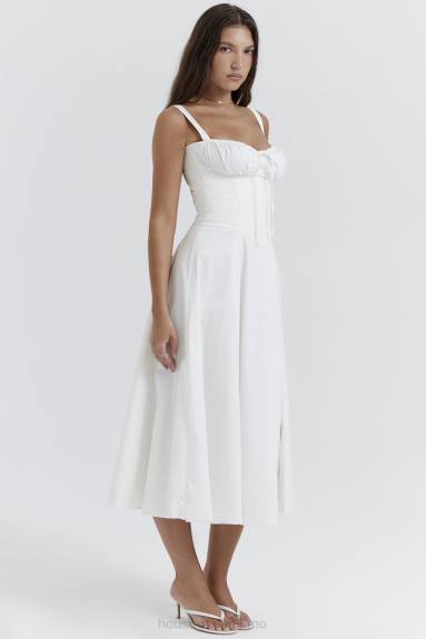 vestiario esso House of CB Carmen vestito estivo bustier bianco X44T201