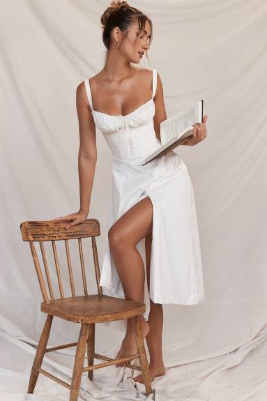 vestiario esso House of CB Carmen vestito estivo bustier bianco X44T201